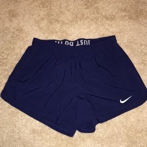 Blue Nike Running Shorts